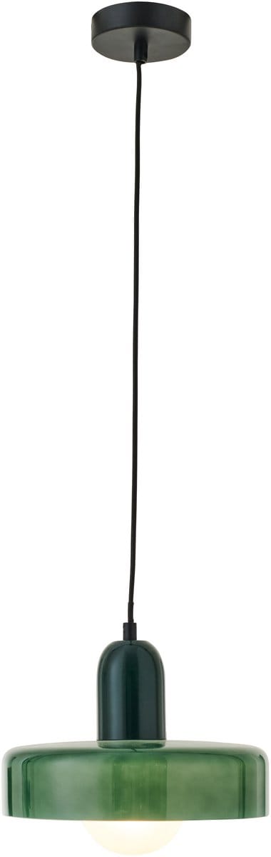 J-Line hanglamp Retro - glas - groen