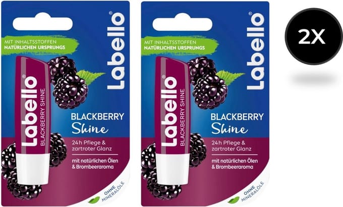 Labello Duopack Lippenbalsem - Blackberry Shine