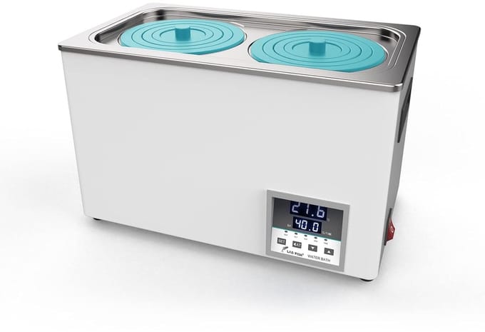 Digitaal Waterbad - Laboratorium Bad - Precisie Verwarming - Dubbele Opening - 6 Liter