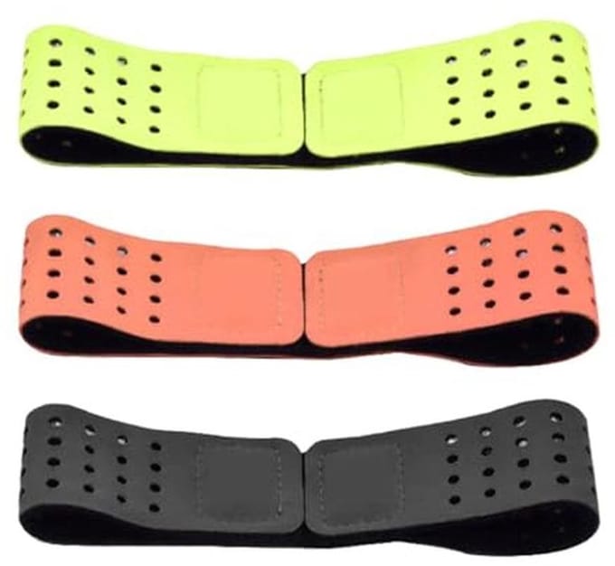 3 Stuks Verstelbare Hartslagmeter Armband voor Binnen- en Buitensport