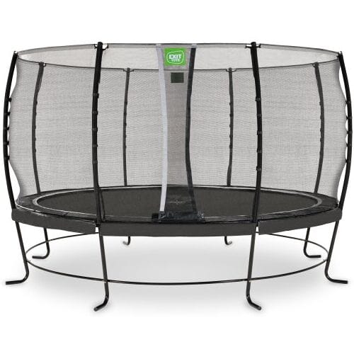 EXIT Lotus Classic Trampoline ø427cm - Op Poten - Rond - Trampoline Buiten - Voor Kinderen - Zwart
