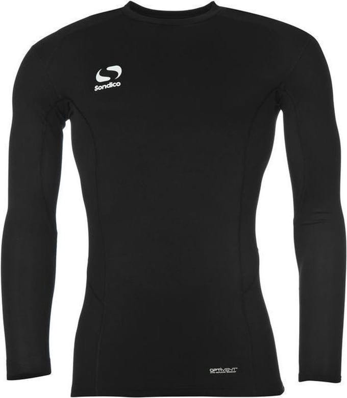 Sondico ondershirt Lange mouw - Heren - Zwart - Maat 4XL
