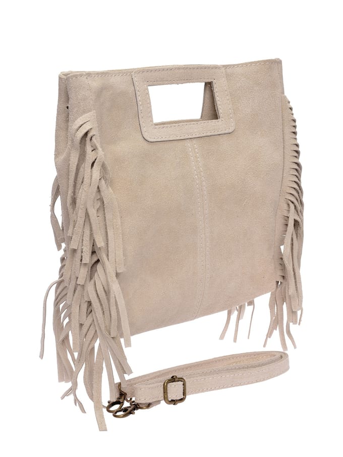 Anna Luchini Beige Rundleer Tas