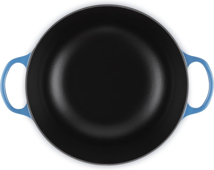 Le Creuset Marmite Braad/Stoofpan 28cm Azure