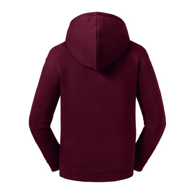 Russell Kinderen/kinderen Authentieke Zip Hooded Sweatshirt (Bourgondië)