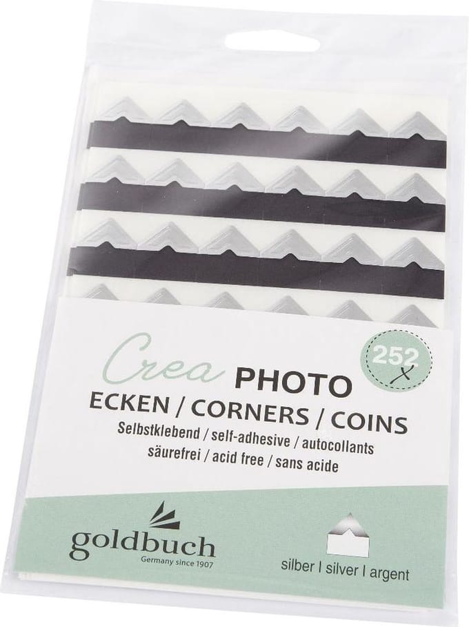 Goldbuch - Fotohoeken Crea - Zilver