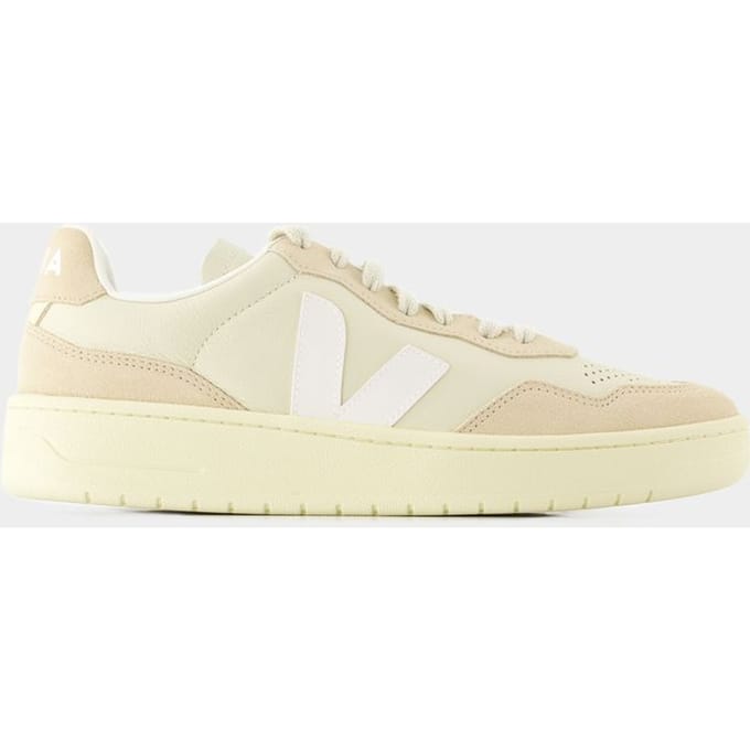 Sneakers V-90 - Veja - Leer - Beige