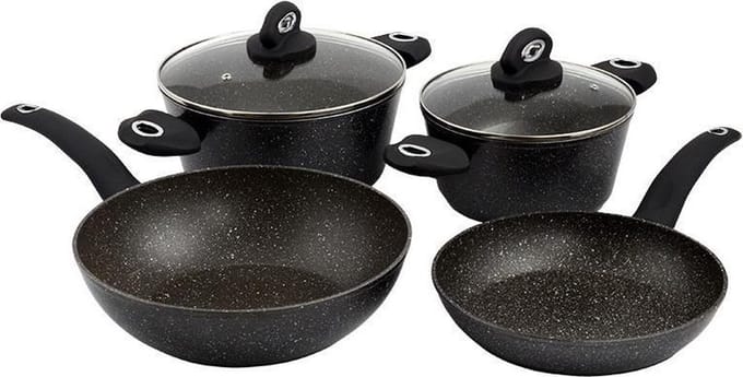 Bergner Pannenset Orion - inductie - marmer coating
