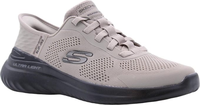 Skechers-instappers: Bounder 2.0 - Emerged, beige herensneakers 48,5 beige