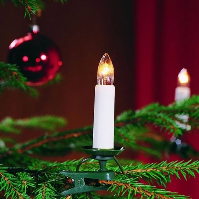 Konstsmide Christmas Boomslinger, 25-lamps, 13,6 m, deelbare steker
