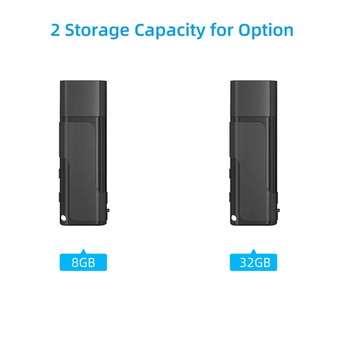Digitale spraakrecorder U-disk Flash Driver Geluid Audio geactiveerd dictafoon opnameapparaat 8g memory card