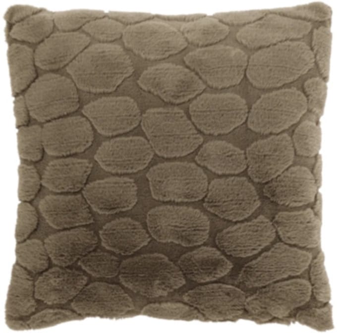 Unique Living kussen Daaf taupe 45 x 45 cm