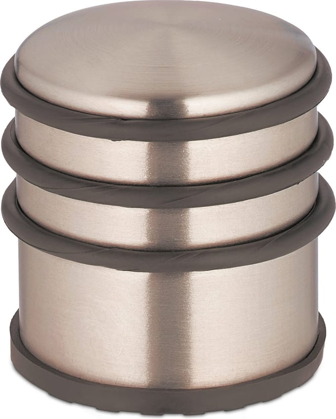 deurstopper rvs - 7,5 x 7 cm - antislip - zonder boren - deurbuffer - binnen - brons
