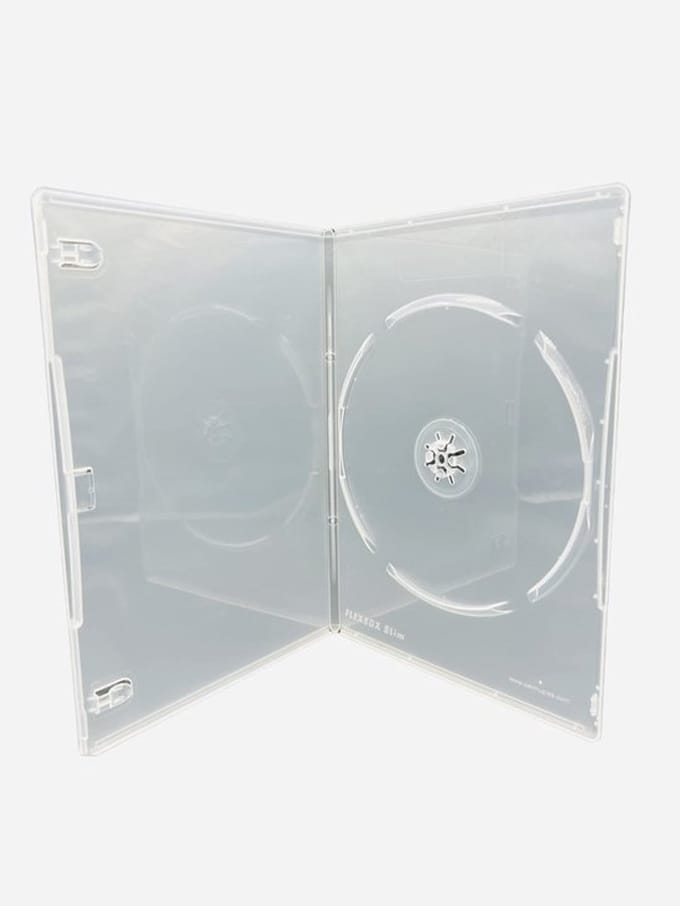 Allecto - Slim Dvd Cd Blu-ray Cases - 100x - 7mm Spine en Inlay