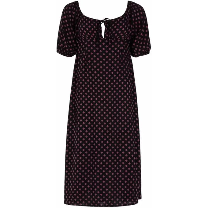 Protest Prtbente – Blousejurk Dames – Korte mouwen – Kuitlengte