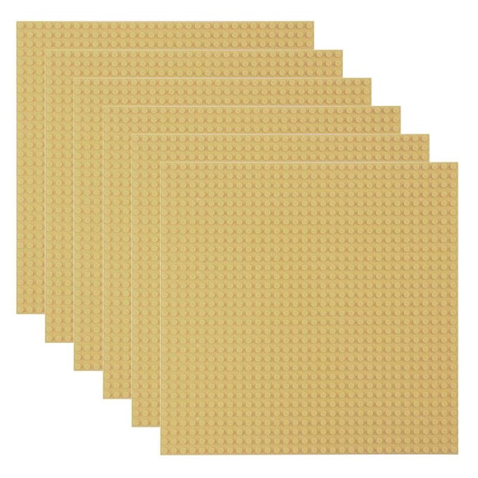 6 stuks 32x32 Platformbasis bouwblokken ideaal voor activiteitentafels worden gemonteerd op kussenaccessoires. 32x32