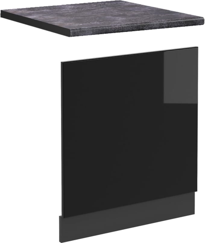Vicco R-Line Frontpaneel – 60 cm, WB Antraciet Zwart hoogglans