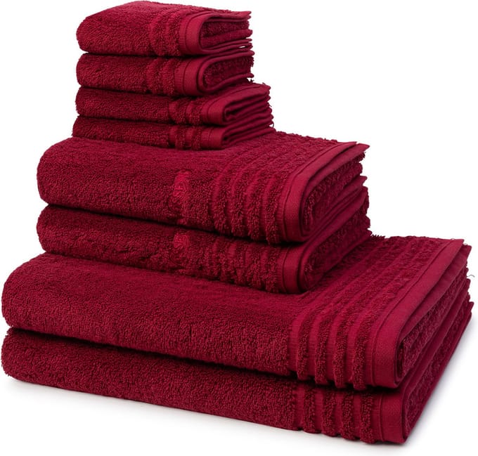 Vossen 2 X zeep- 2 X gast- 2 X douche- 2 X handdoek in een set Vienna Style Supersoft