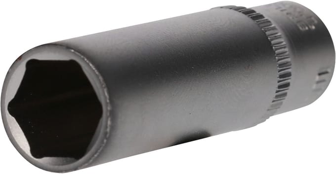 BRILLIANT TOOLS 1/4" Zeskant-dopsleutel lange uitvoering 10 mm BT020956