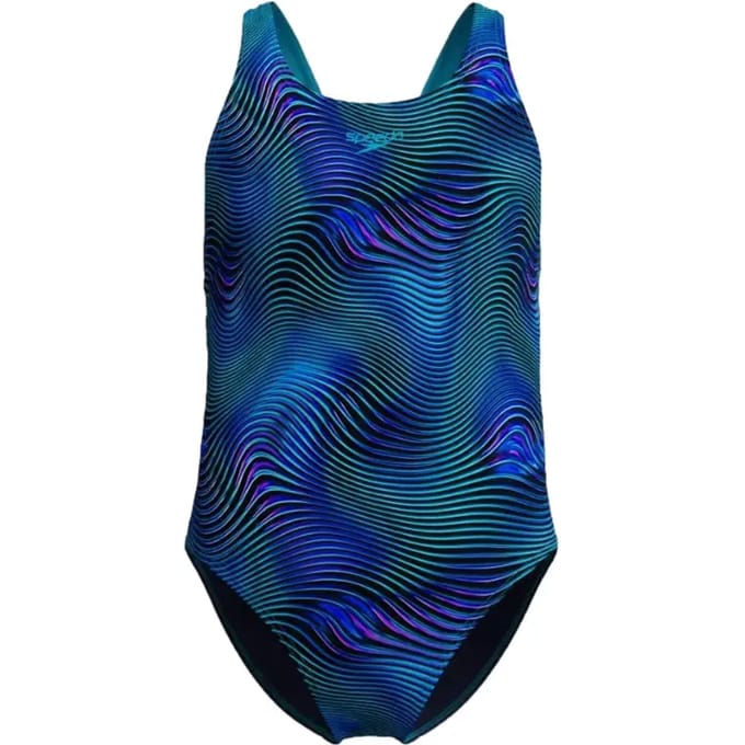 1-delig meisjes zwempak Speedo Print Leaderb