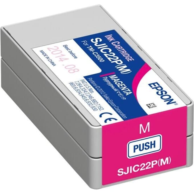 Epson SJIC22P(M) Magenta Ink - Inktpatroon Magenta