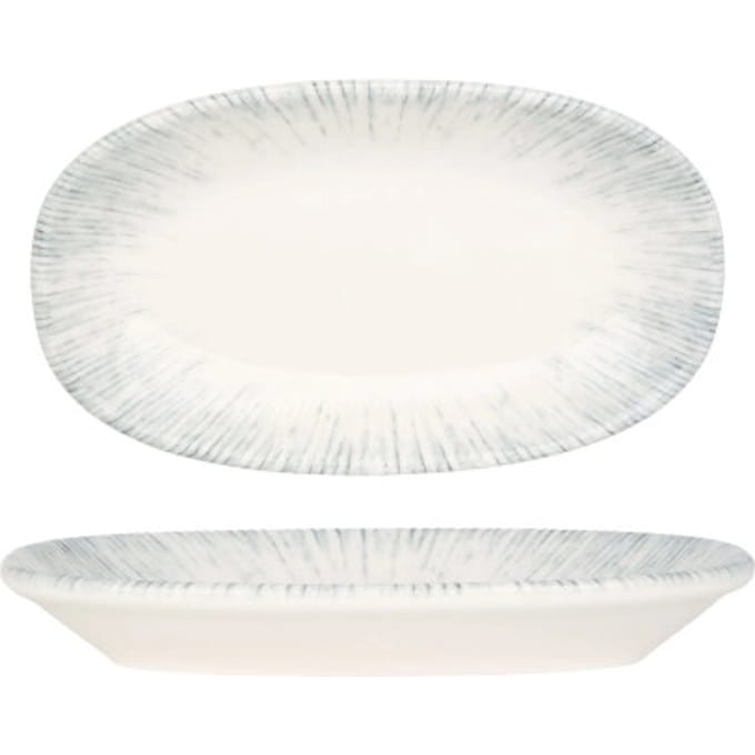 Bonna Serveerschaal - Iris - Porselein - 15x8.5 cm - set van 4