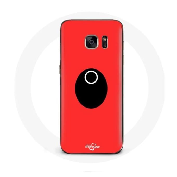 Hoesje voor Samsung Galaxy S7 Edge Squid Game Mask Circle