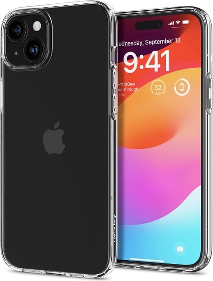 Spigen Crystal Flex | Hoesje Geschikt voor Apple iPhone 15 Plus | Back Cover TPU | Transparant
