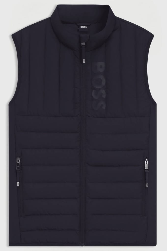 Boss Equestrian Ruben Light Puffer Vest Heren S Sky Captain