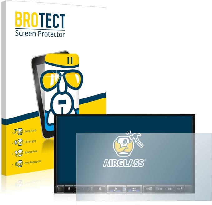 Screenprotector voor Alpine iLX-705D Beschermglas transparant