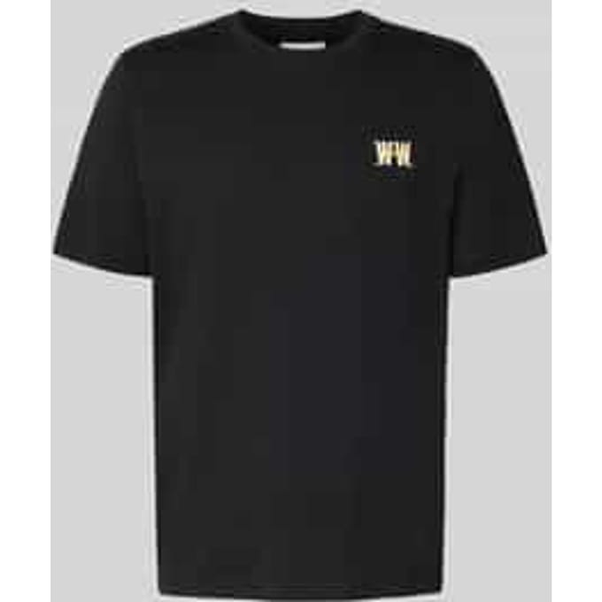 Regular fit T-shirt met logoprint Model 'Bobby'