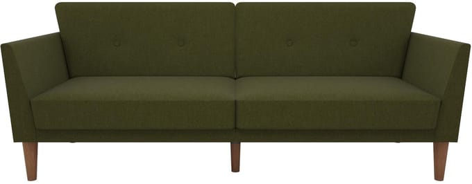 Regal-Slaapbank - 3-zits - Groen Linnen