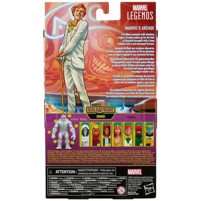 Marvel Legends Series - Build-A-figuur Xemnu Wave - Marvel Super Villains Marvel's Arcade Action figuur 15cm