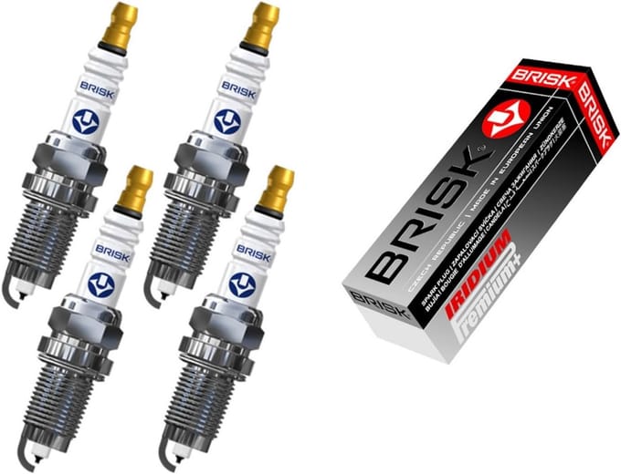Set van 4 Iridium Bougies P7 Premium+ - Universele Auto Bougies - M14 x 1.25