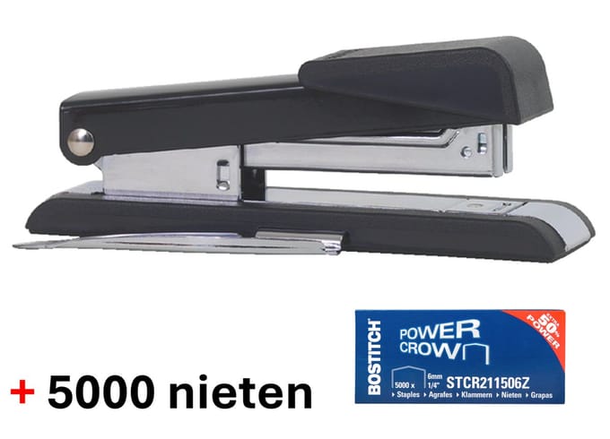 Nietmachine Bostitch B8+ 25vel New generation + 5000 nieten (Voordeelset)