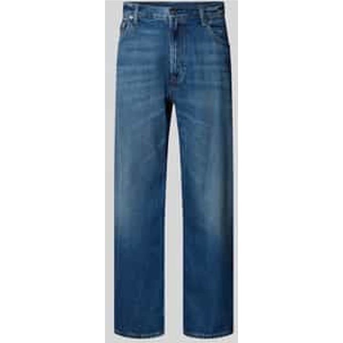 Barrel Jeans in Used-look model 'LUCKY STAR'