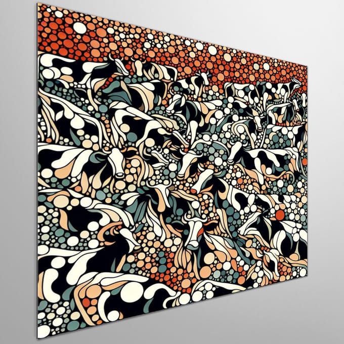 Kunstprint | Wanddecoratie | Dibond | 60 × 60 cm