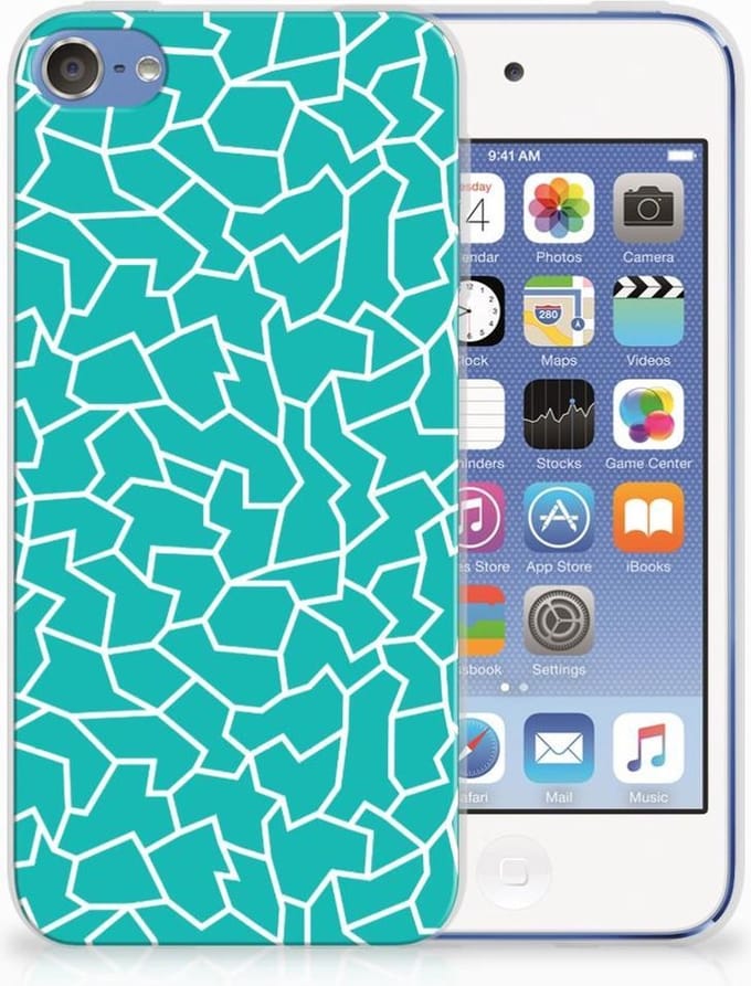 Apple iPod Touch 5 | 6 Hoesje maken Cracks Blue