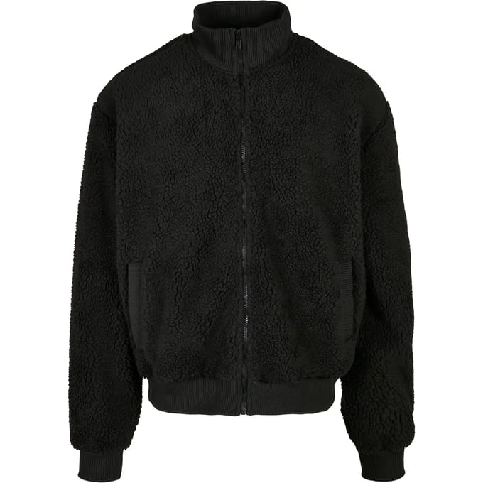 Urban Classics - Boxy Sherpa Jacket - M - Zwart