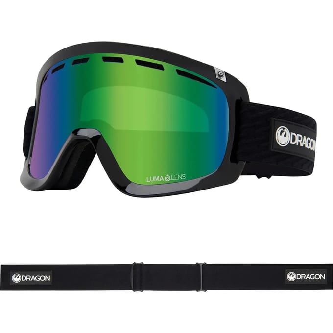Dragon Alliance D1 OTG Skibril - Icon Green/Green Ionized & Amber