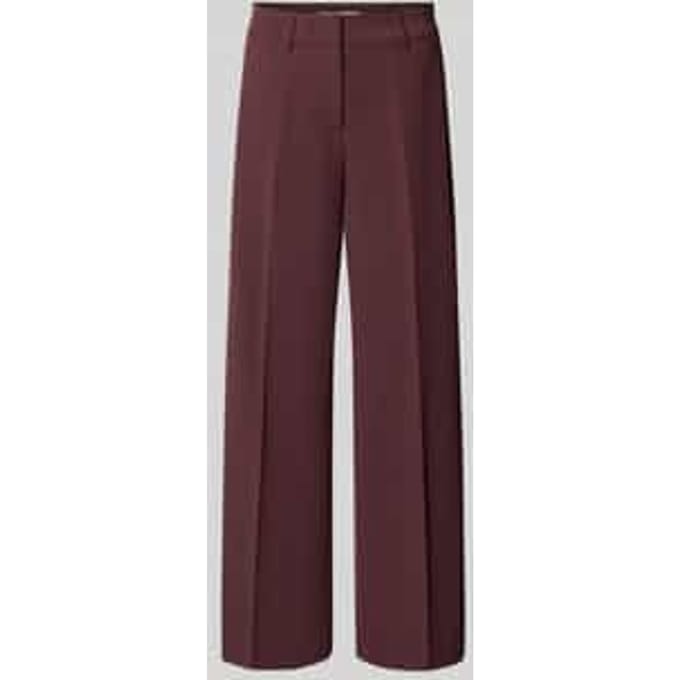 Regular fit wijdte broek met persplooien model 'KALINA'