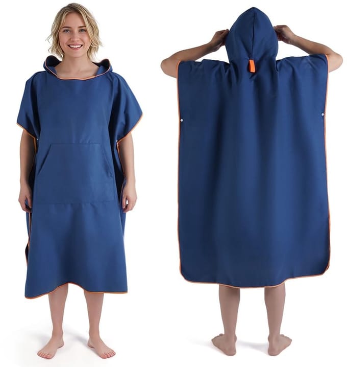 Dailygoods- Badponcho voor Volwassenen - Microvezel - Sneldrogend