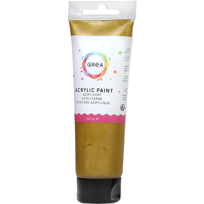 Acrylverf Qrea 120 ml goud