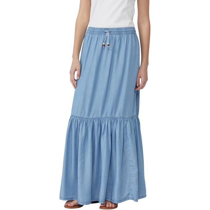 s.Oliver  Skirts Blue Denim Größe: 34 | Maxiröcke Outlet | Damen | Blau