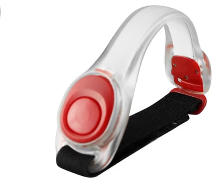 Jumada's - hardloop LED veiligheidsverlichting – armband - rood