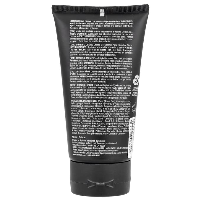 SexyHair, Styling, Krullende Crème, 150ml (5,1 floz) black