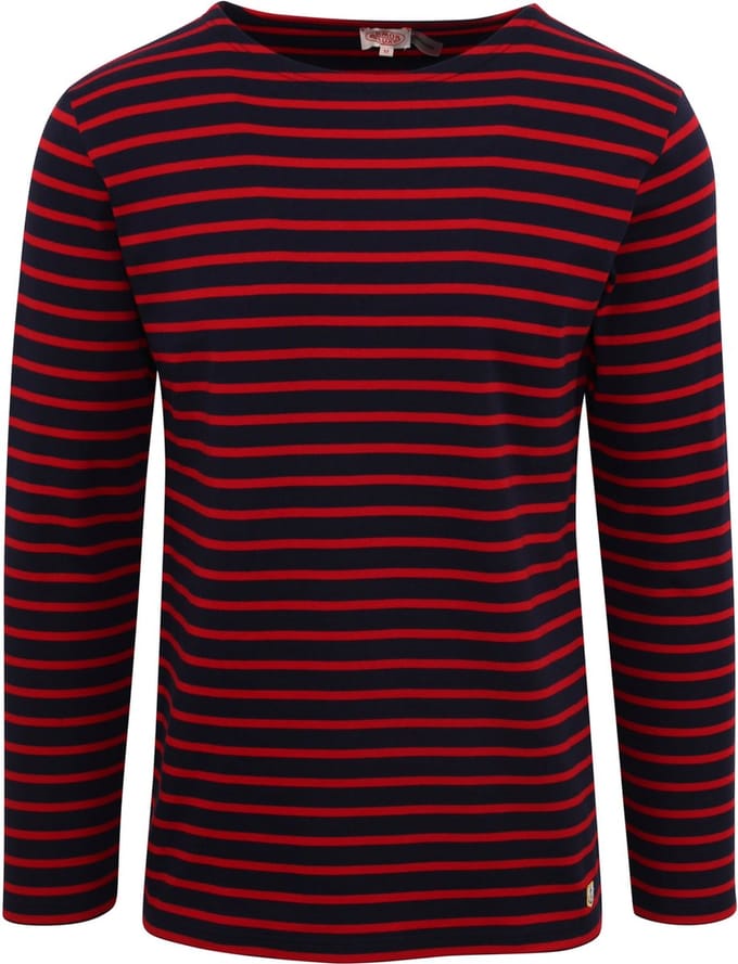 Armor-Lux Trui Strepen Navy - Maat M - Heren
