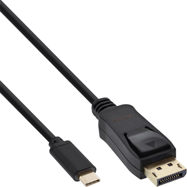 InLine® USB-beeldschermkabel, USB-C-stekker naar DisplayPort-stekker, 2m