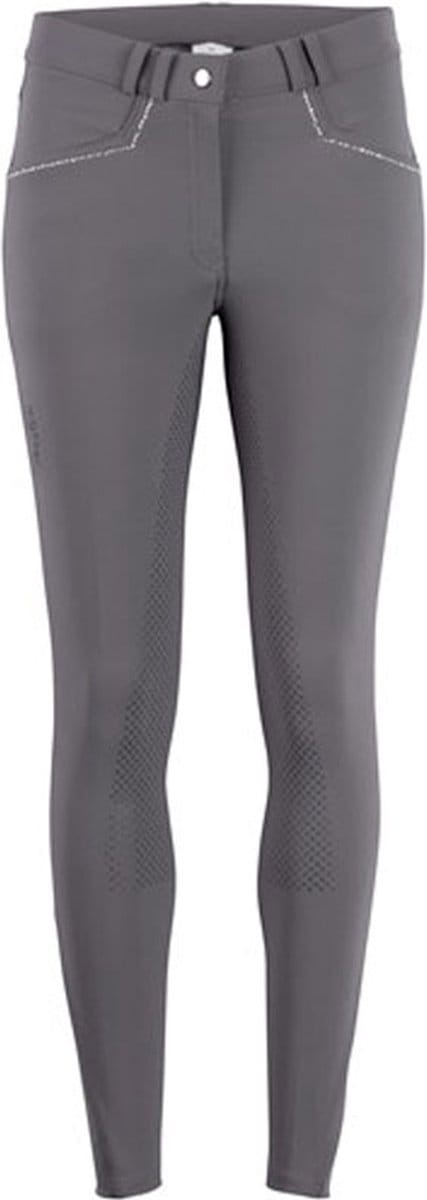 Montar Rijbroek Bling Full Grip Kids Grijs - 176