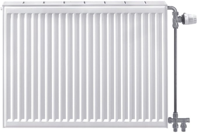 Stelrad Compact All In paneelradiator 60x140cm type 22 2425watt 4 aansluitingen Staal Wit glans